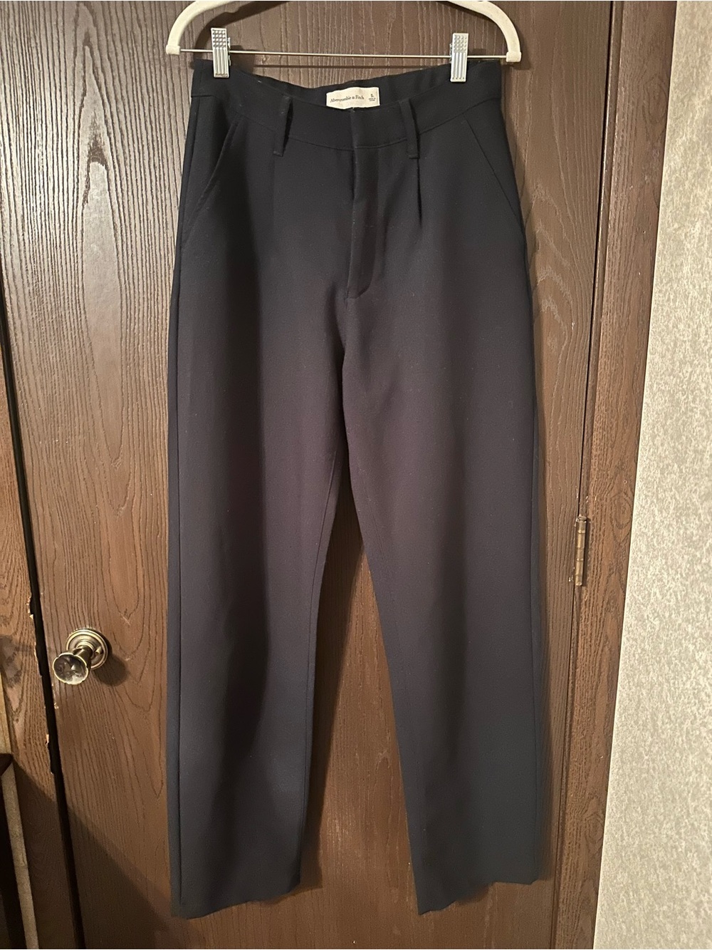 Abercrombie & Fitch Men's Black Dress Trousers